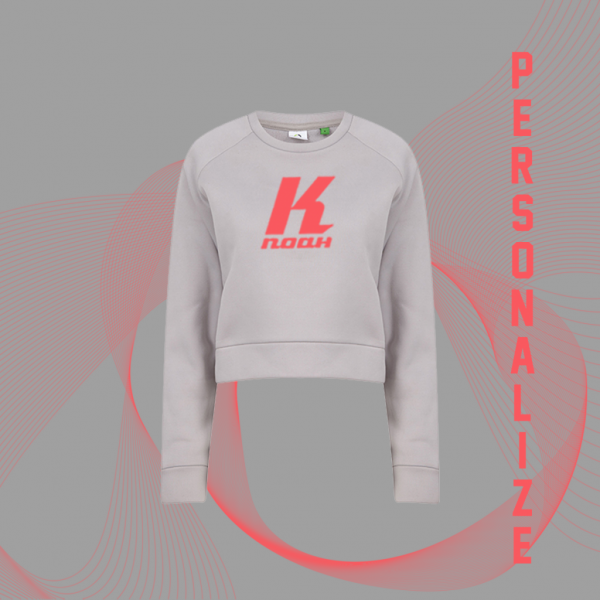 K.Tech Fiber "PowerPink" Cropped Sweatshirt TL533
