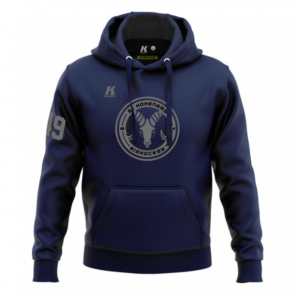 HSC Basic Hoodie Essential grey with Playernumber/Initials