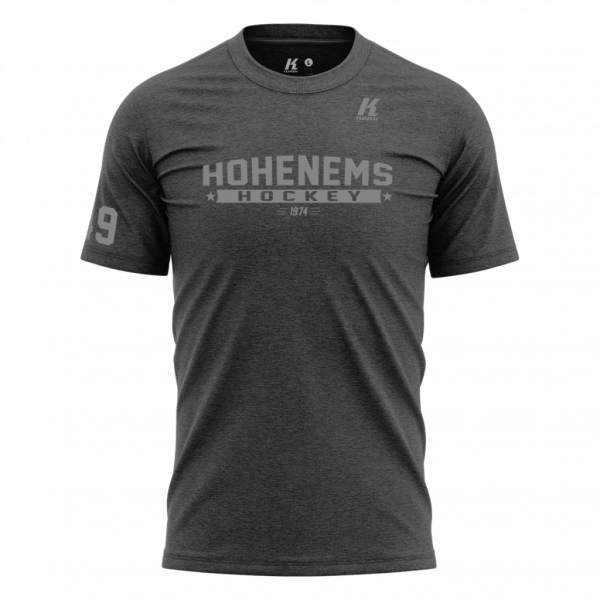 HSC Basic Tee 2 anthracite with Playernumber/Initials