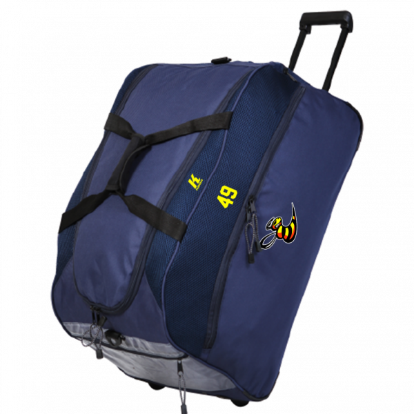 Hornets Wheelie Team Kitbag with Playernumber or Initials