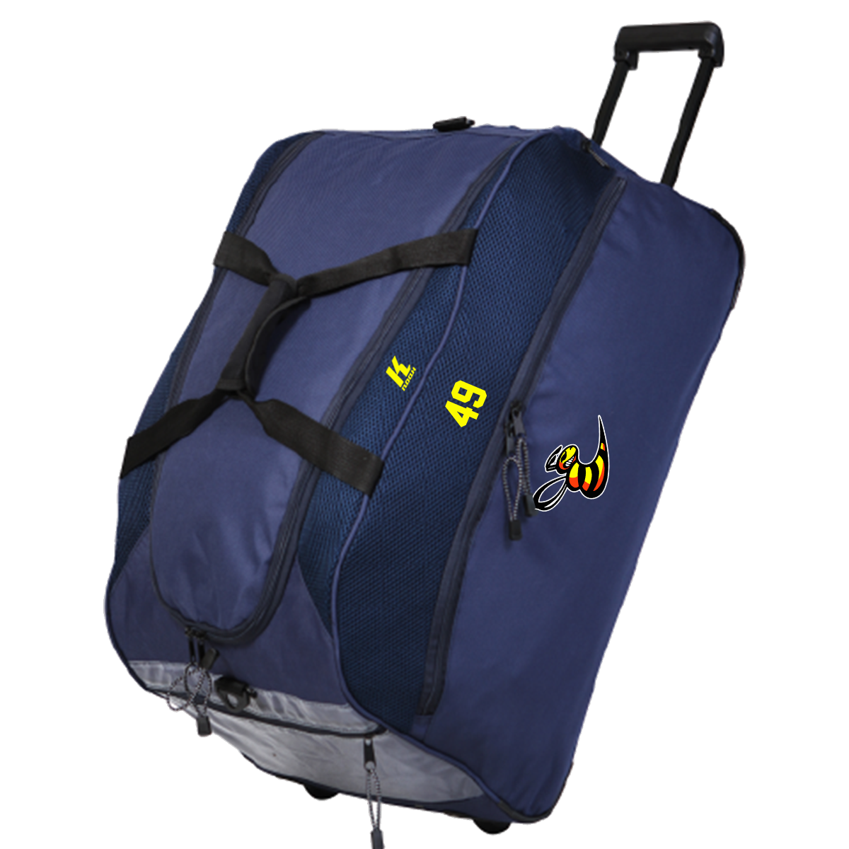 Hornets Wheelie Team Kitbag with Playernumber or Initials