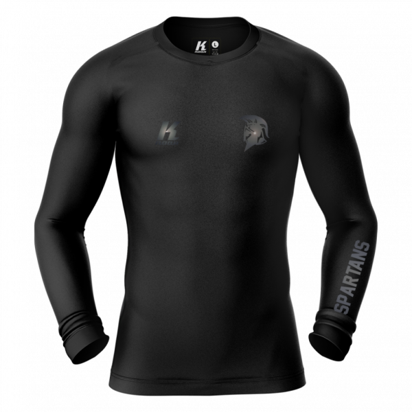 Spartans "Blackline" K.Tech Compression Longsleeve Shirt