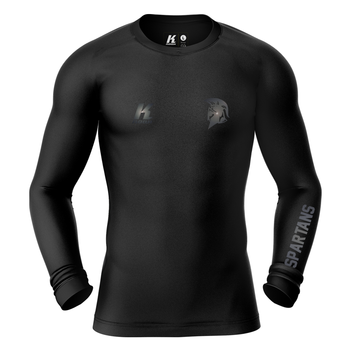 Spartans "Blackline" K.Tech Compression Longsleeve Shirt