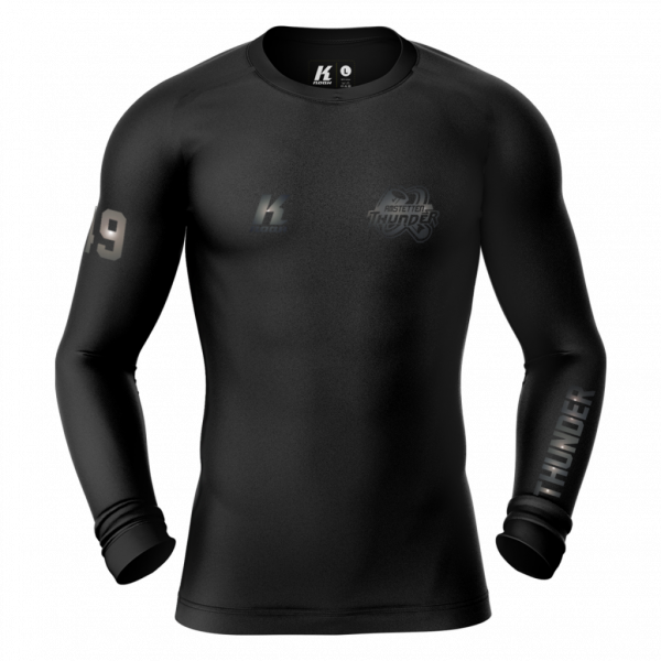 Thunder "Blackline" K.Tech Compression Longsleeve Shirt with Playernumber/Initials