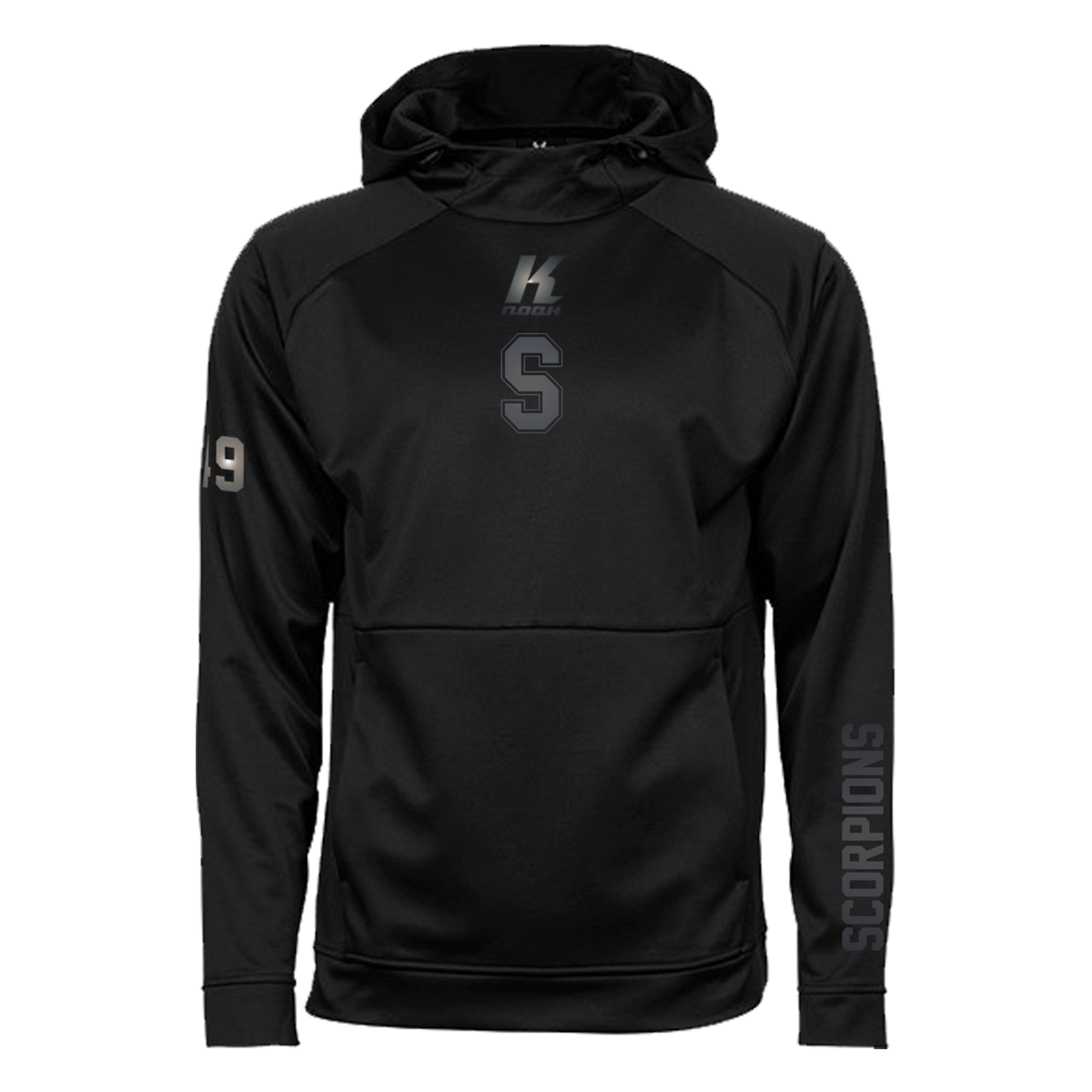 Scorpions "Blackline" Performance Hoodie JH006 with Playernumber or Initials