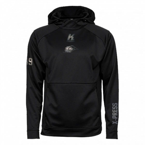 X-Press "Blackline" Performance Hoodie JH006 with Playernumber or Initials