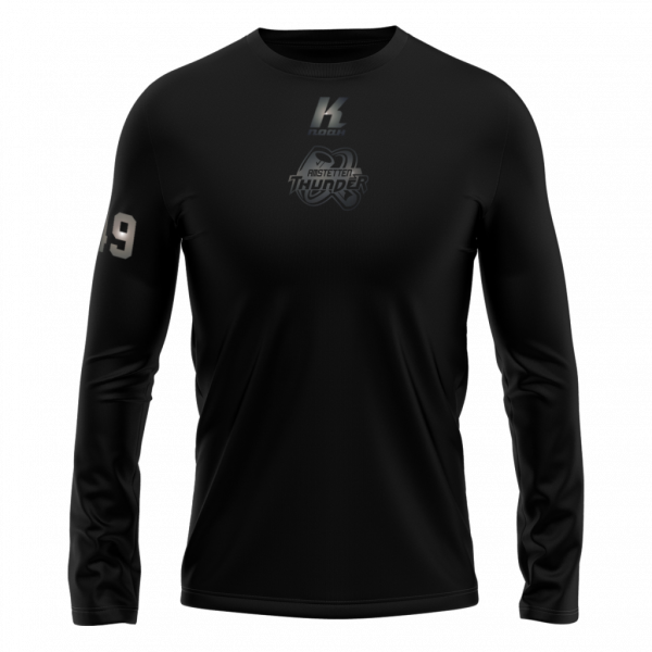 Thunder "Blackline" K.Tech Longsleeve Tee L02071 with Playernumber/Initials