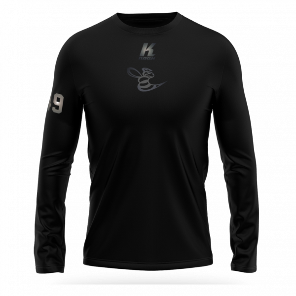 Hornets "Blackline" K.Tech Longsleeve Tee L02071 with Playernumber/Initials