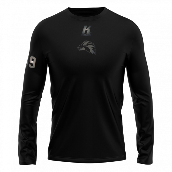 Wolves "Blackline" K.Tech Longsleeve Tee L02071 with Playernumber/Initials