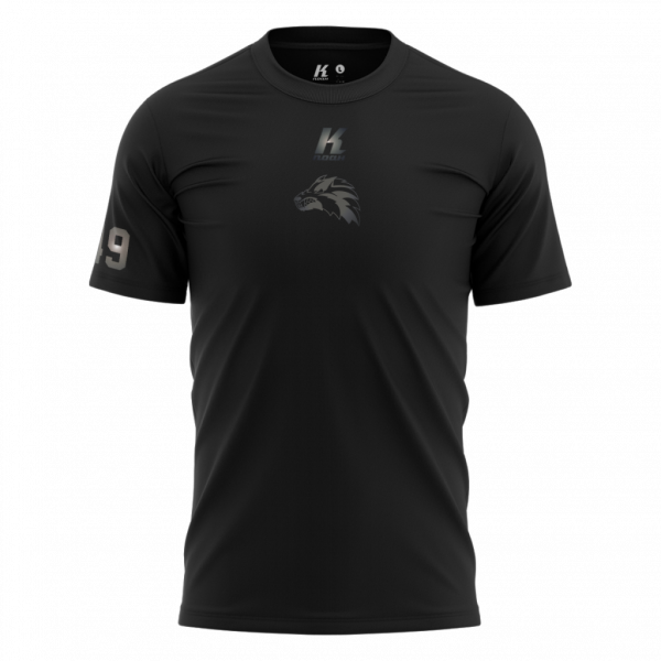 Wolves "Blackline" K.Tech Sports Tee S8000 with Playernumber/Initials