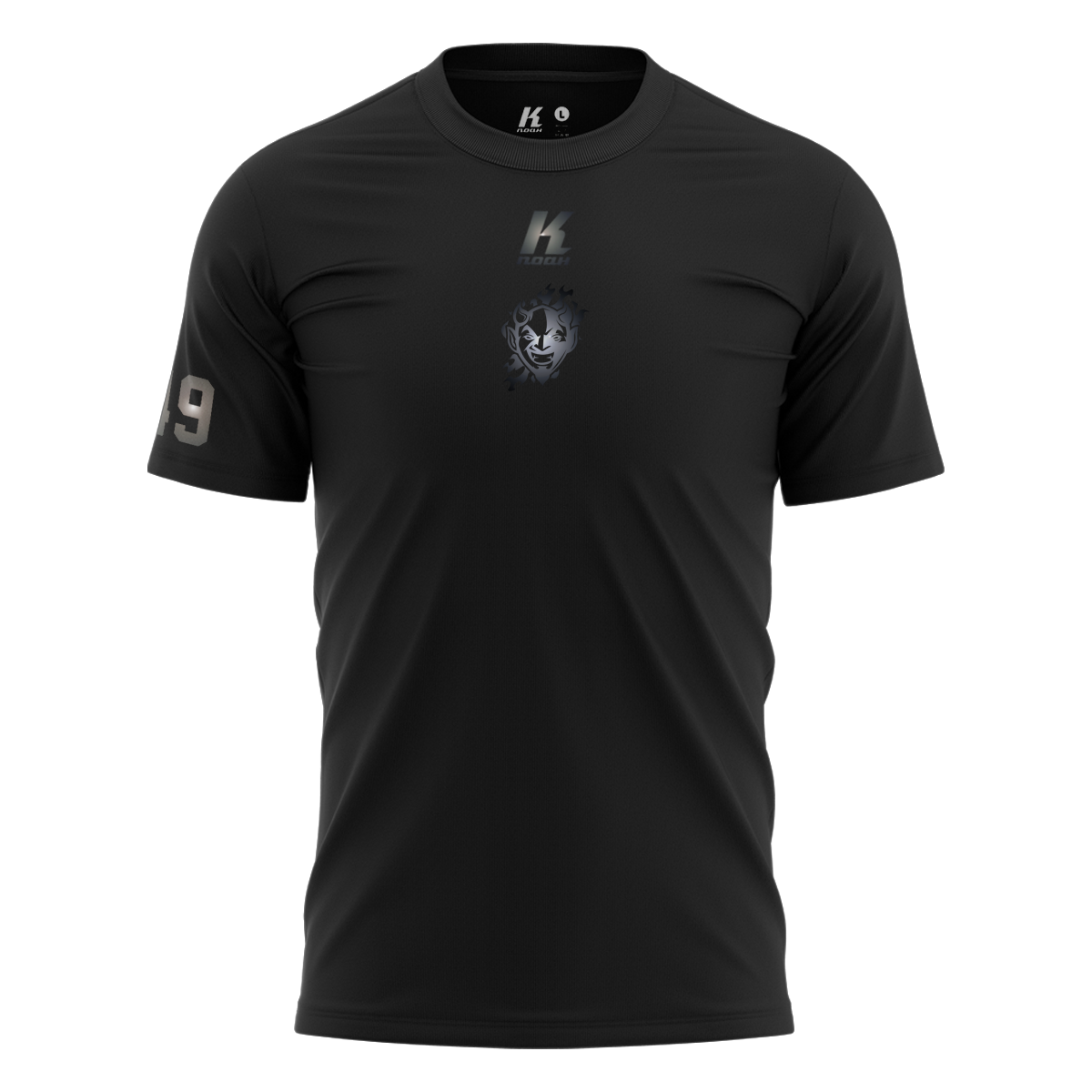 Demons "Blackline" K.Tech Sports Tee S8000 with Playernumber/Initials