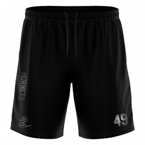 Hornets "Blackline" Training Short with Playernumber or Initials