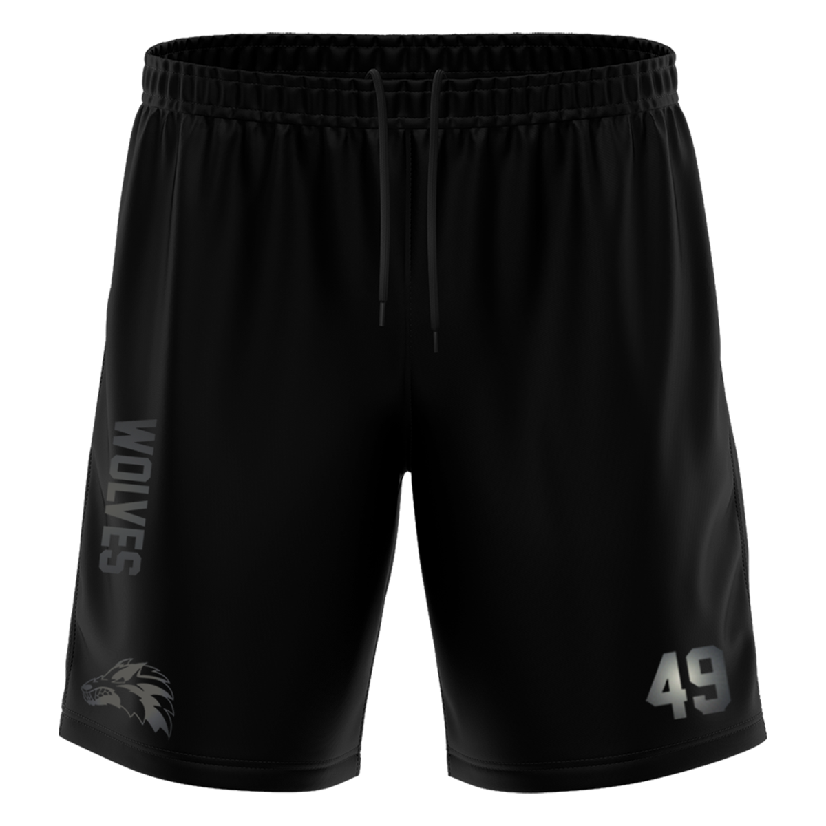 Wolves "Blackline" Training Short with Playernumber or Initials