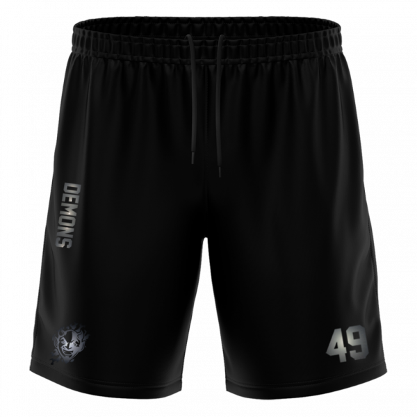 Demons "Blackline" Training Short with Playernumber or Initials
