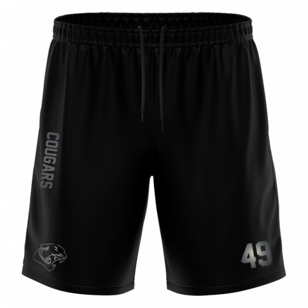 Cougars "Blackline" Training Short with Playernumber or Initials