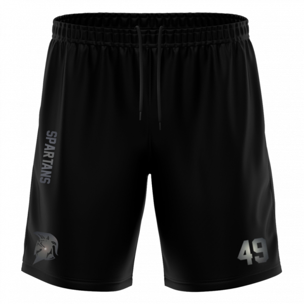 Spartans "Blackline" Training Short with Playernumber or Initials