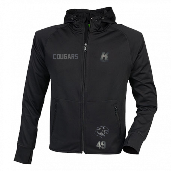 Cougars "Blackline" Zip Hoodie TL550 with Playernumber or Initials