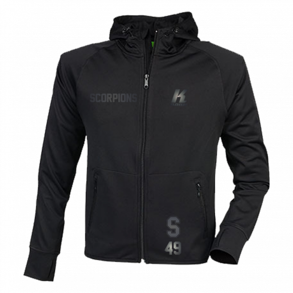 Scorpions "Blackline" Zip Hoodie TL550 with Playernumber or Initials