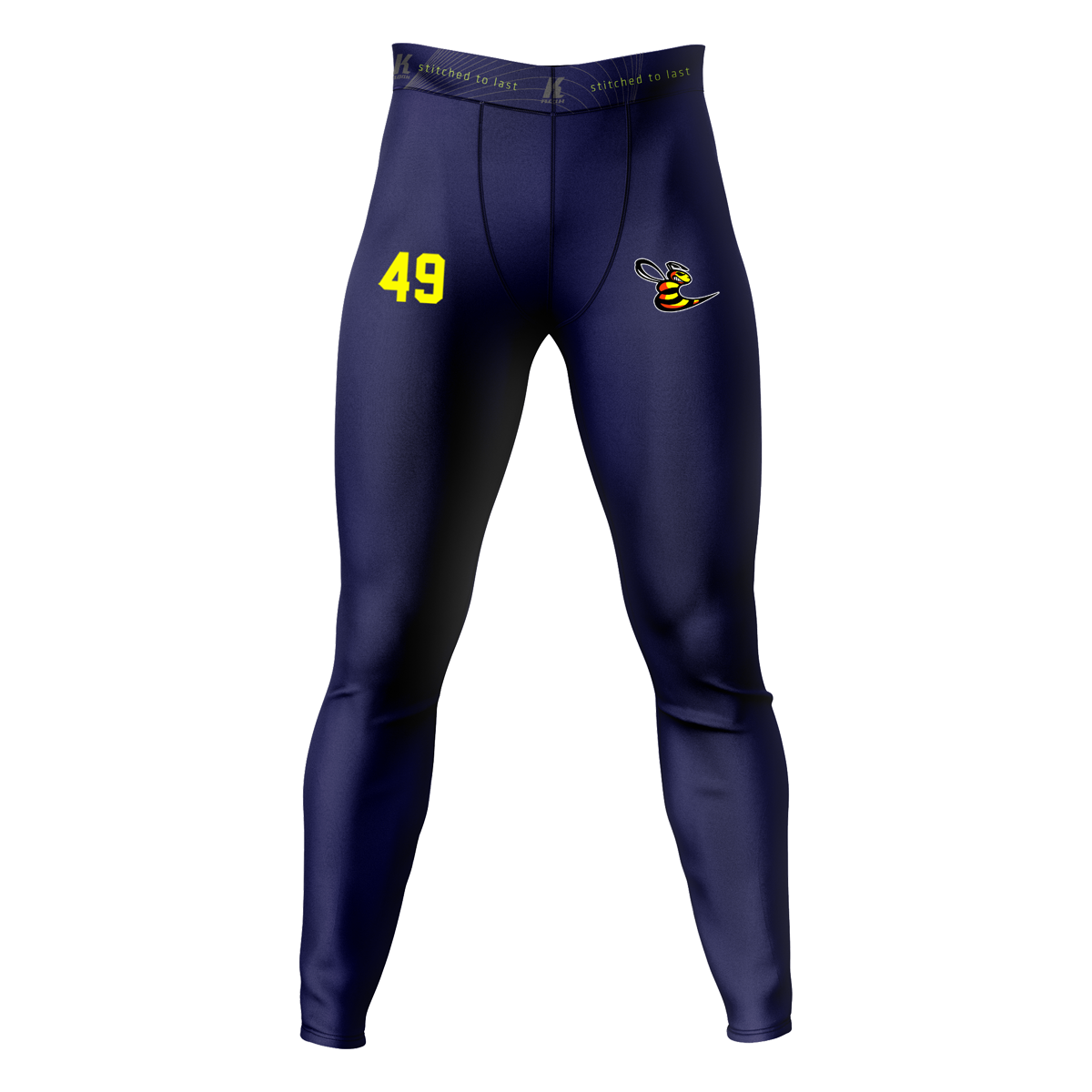 Hornets K.Tech Compression Pant BA0514 with Playernumber/Initials