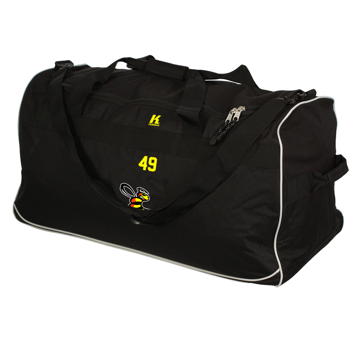 Hornets Jumbo Team Kitbag with Playernumber or Initials