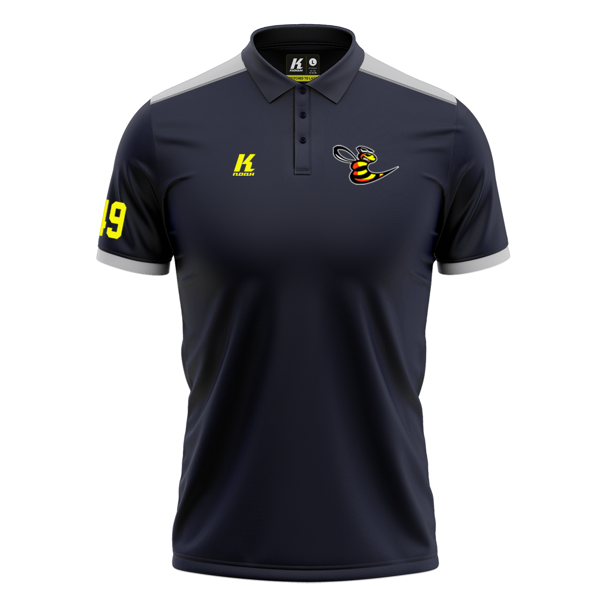 Hornets K.Tech-Fiber Polo “Heritage” with Playernumber/Initials