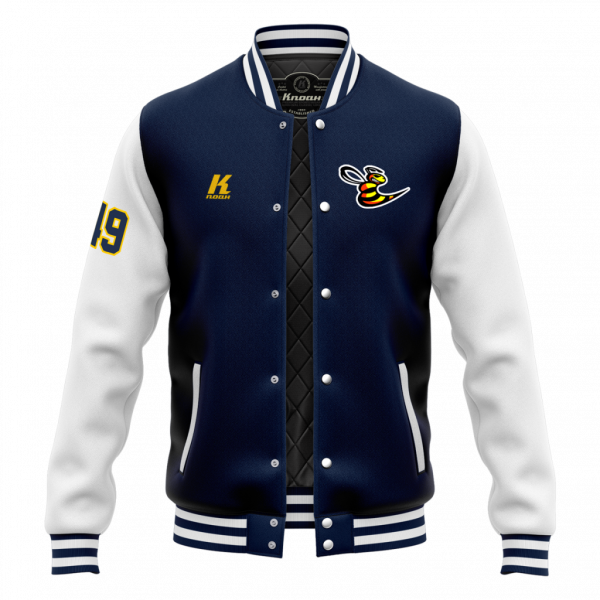 Hornets Replica Varsity Jacket navy with Playernumber/Initials "PRINT"