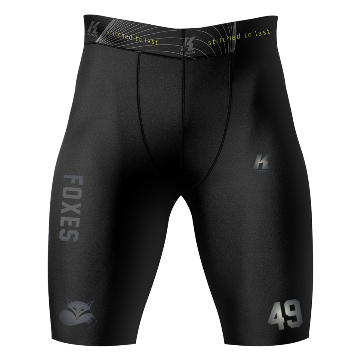 Foxes "Blackline" K.Tech Fiber Compression Pant BA0512 with Playernumber/Initials