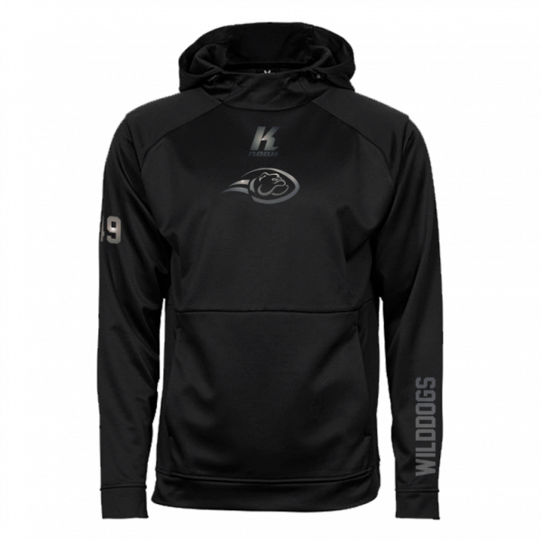 Wilddogs "Blackline" Performance Hoodie JH006 with Playernumber or Initials