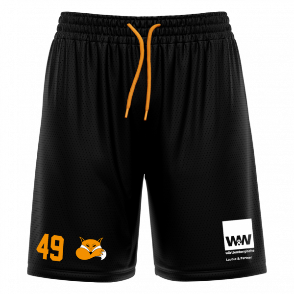 Foxes Athletic Mesh-Short with Playernumber/Initials