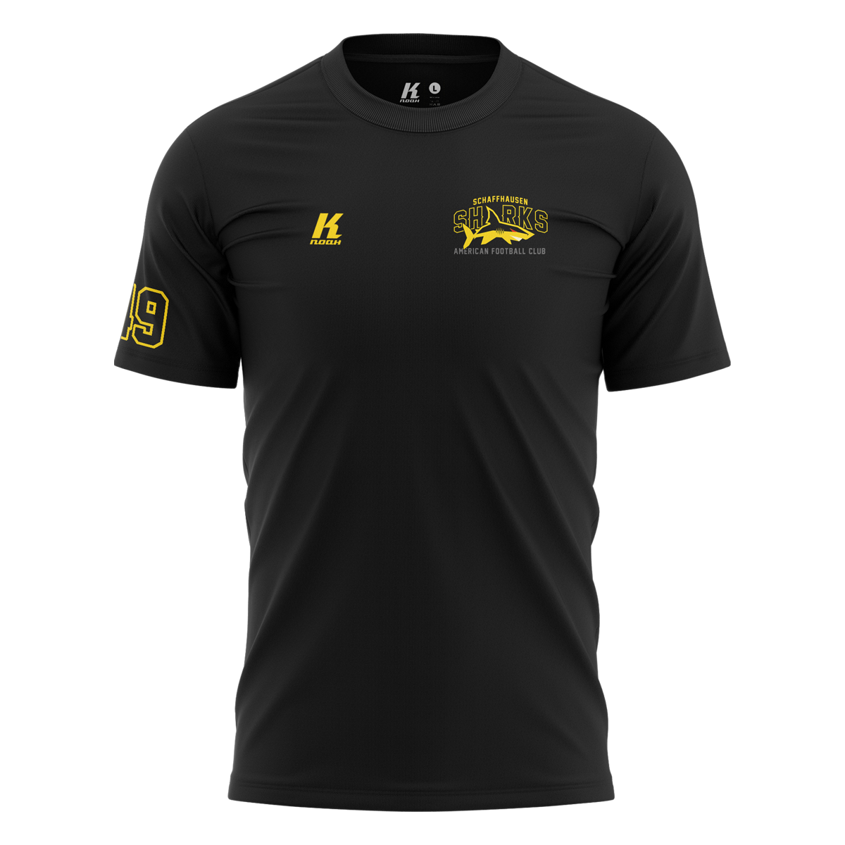 Sharks Basic Tee Primary with Playernumber/Initials