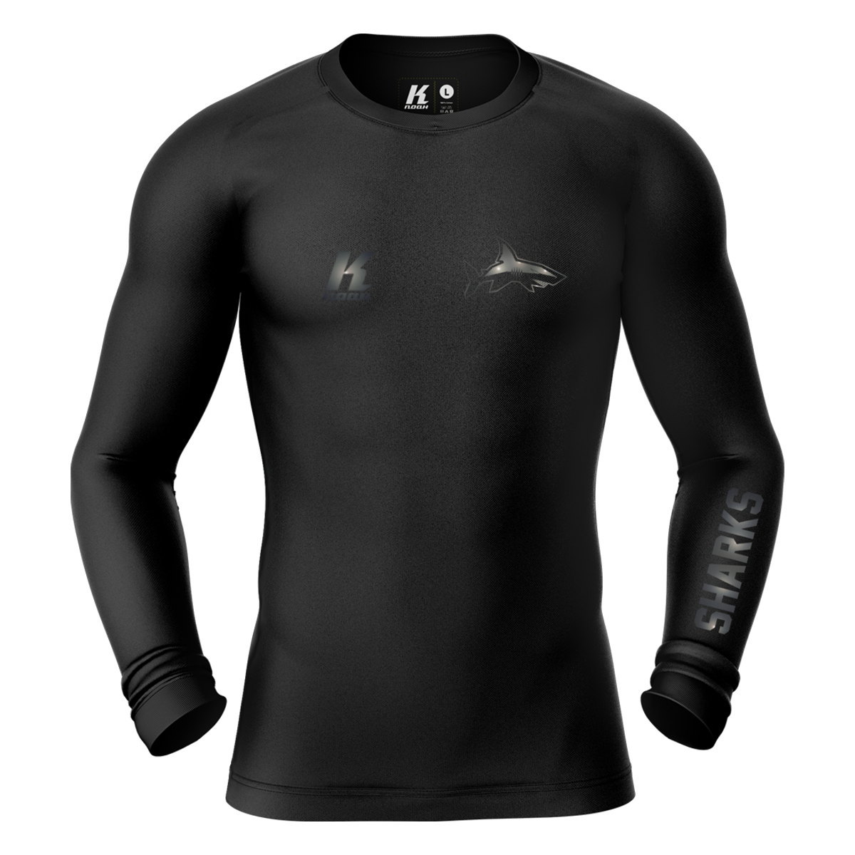 Sharks "Blackline" K.Tech Compression Longsleeve Shirt