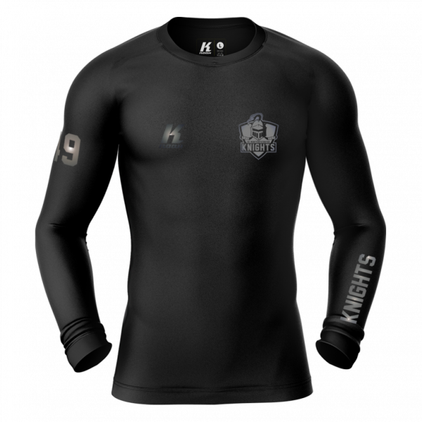 HCK "Blackline" K.Tech Compression Longsleeve Shirt with Playernumber/Initials