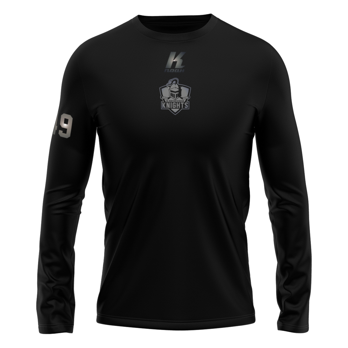 HCK "Blackline" K.Tech Longsleeve Tee L02071 with Playernumber/Initials