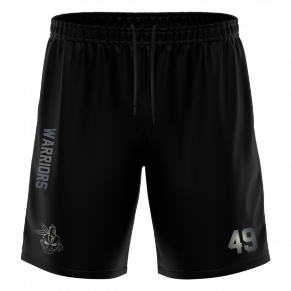 Warriors "Blackline" Training Short with Playernumber or Initials