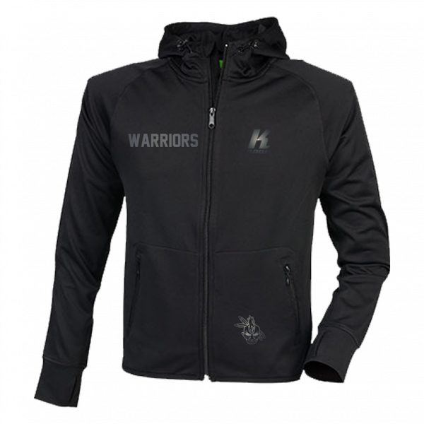 Warriors "Blackline" Zip Hoodie TL550 with Playernumber or Initials