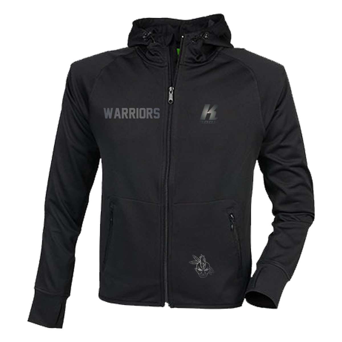 Warriors "Blackline" Zip Hoodie TL550