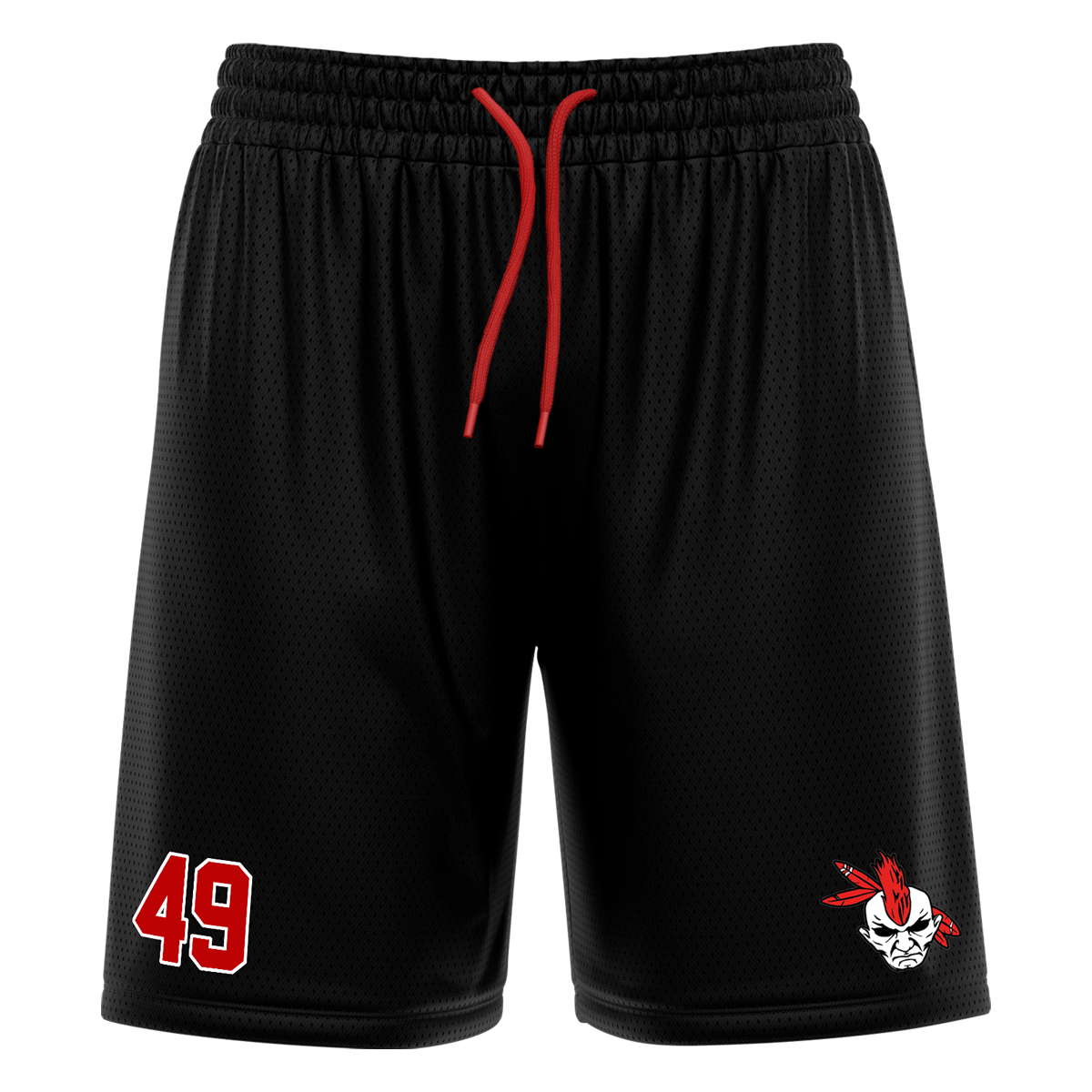 Warriors Athletic Mesh-Short with Playernumber/Initials