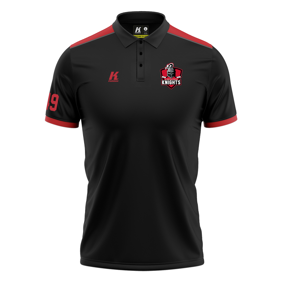 HCK K.Tech-Fiber Polo “Heritage” with Playernumber/Initials