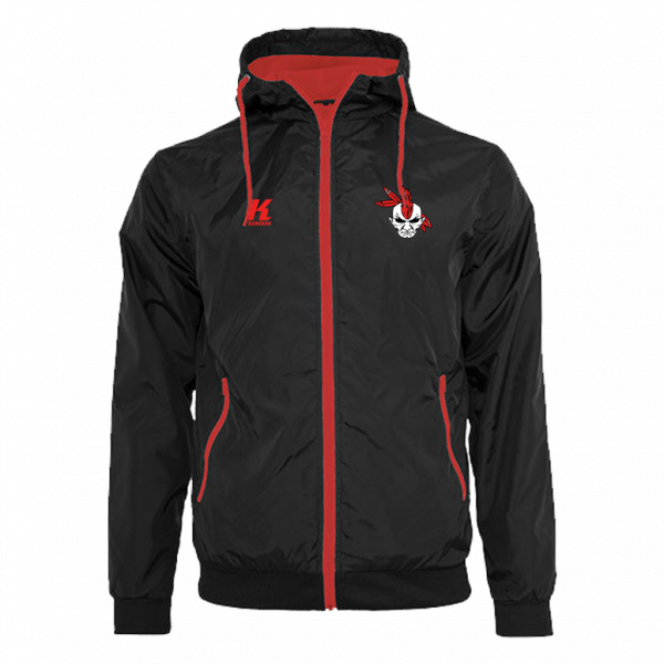 Warriors Windrunner Jacket black/red