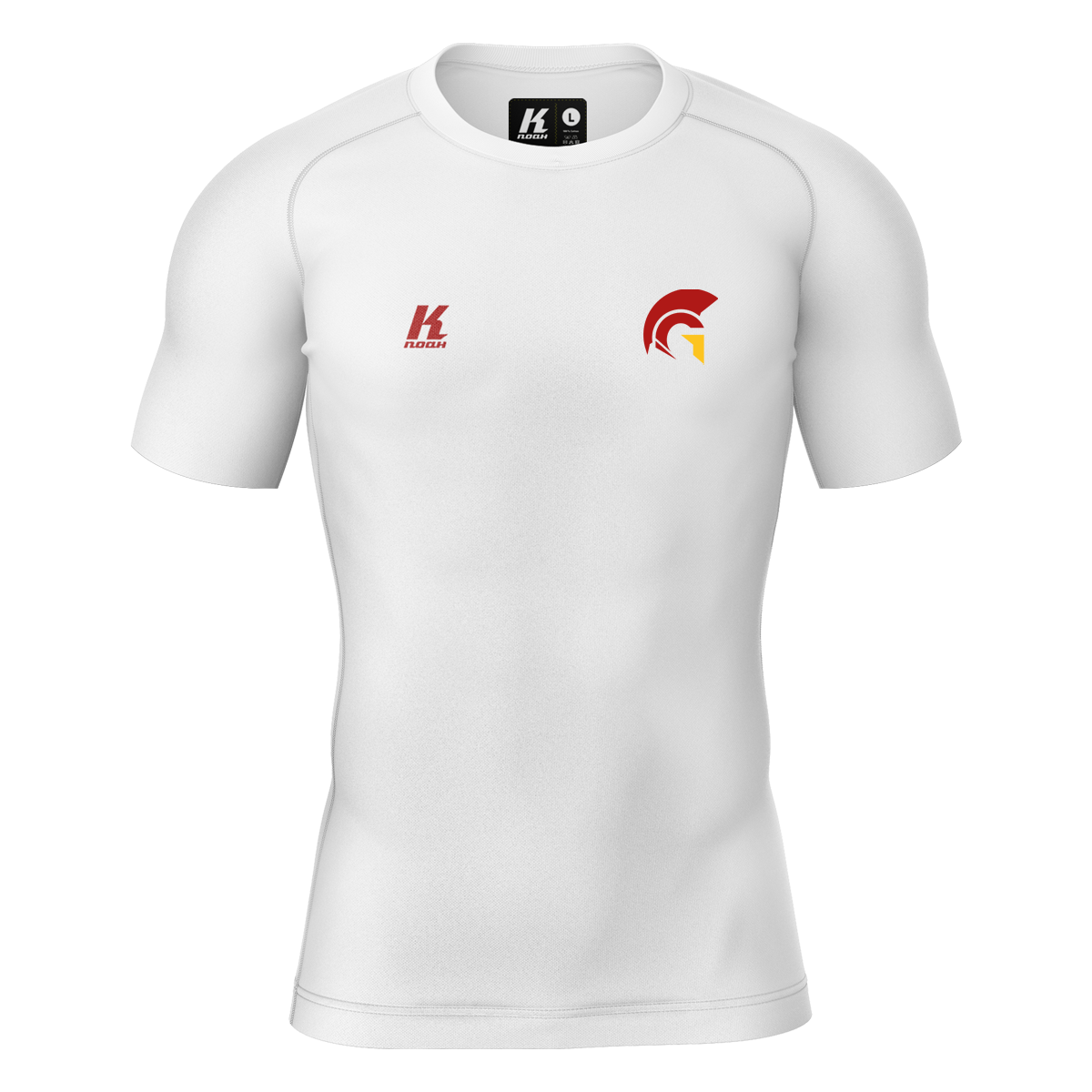 Gladiators K.Tech Compression Shortsleeve Shirt white