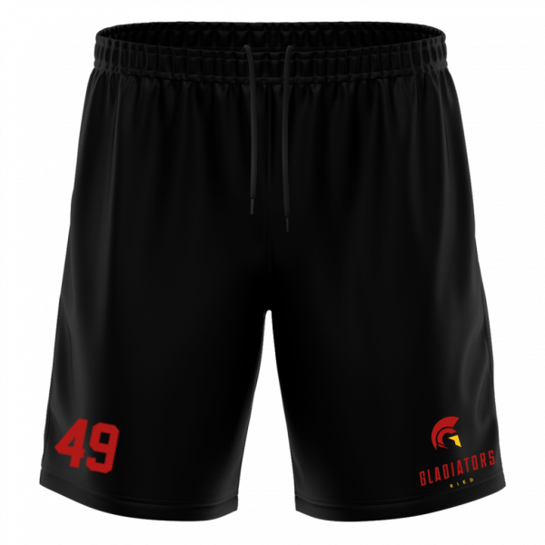 Gladiators Training Short with Playernumber or Initials