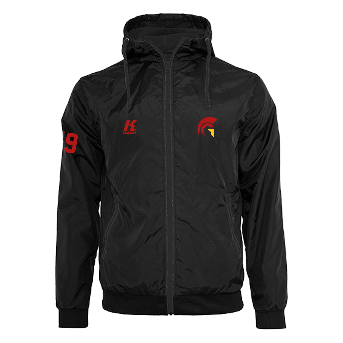 Gladiators Windrunner Jacket with Playernumber/Initials
