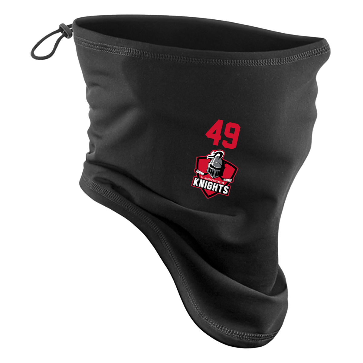Knights Softshell Sports Tech Neck Warmer CB320 with Playernumber/Initials