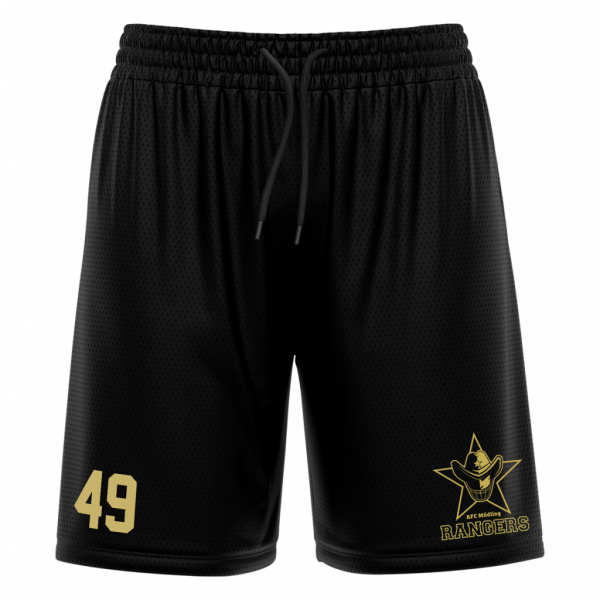 Rangers Athletic Mesh-Short with Playernumber/Initials
