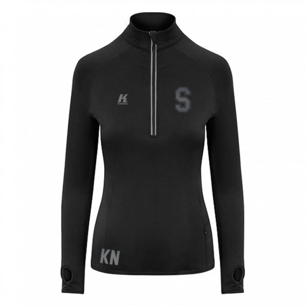 Scorpions "Blackline" Womens Cool Flex 1/2 Zip Top with Initials/Playernumber