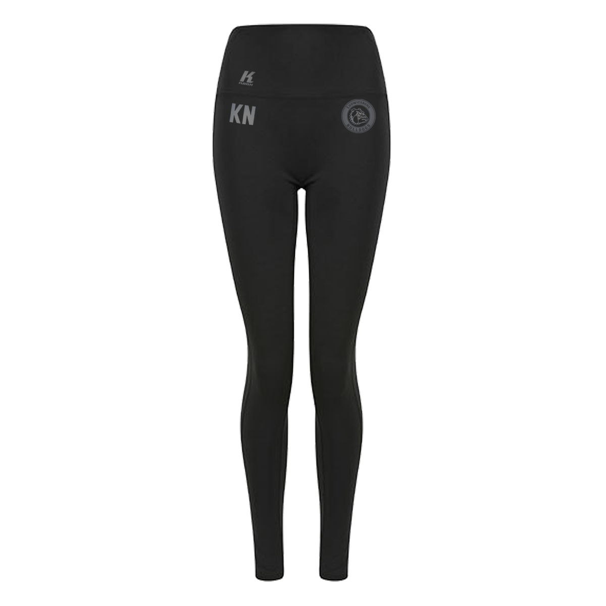 LB-Bulldogs "Blackline" Womens Core Pocket Legging TL370 with Initials/Playernumber