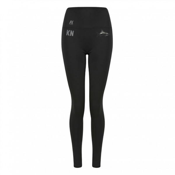Sharks "Blackline" Womens Core Pocket Legging TL370 with Initials/Playernumber