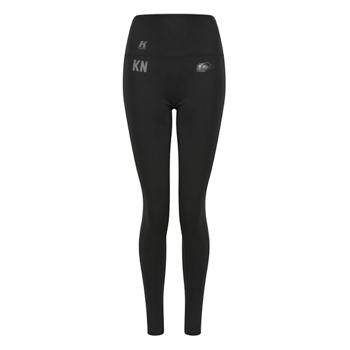 X-Press "Blackline" Womens Core Pocket Legging TL370 with Initials/Playernumber