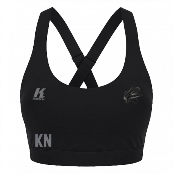 Rebels "Blackline" Womens Impact Core Bra TL371 with Initials/Playernumber