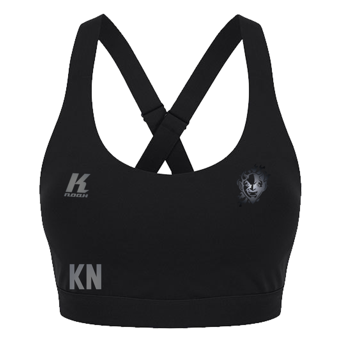 Demons "Blackline" Womens Impact Core Bra TL371 with Initials/Playernumber